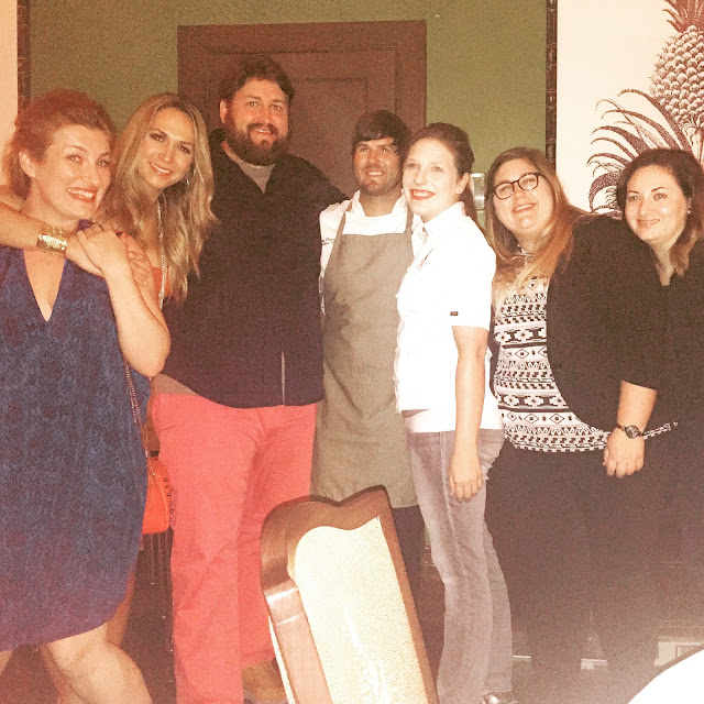 Piper, Liz, Jay, Cody, Sam, Blair and Sydney pose after the dinner at the James Beard House