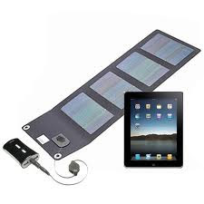  iPad with solar charger