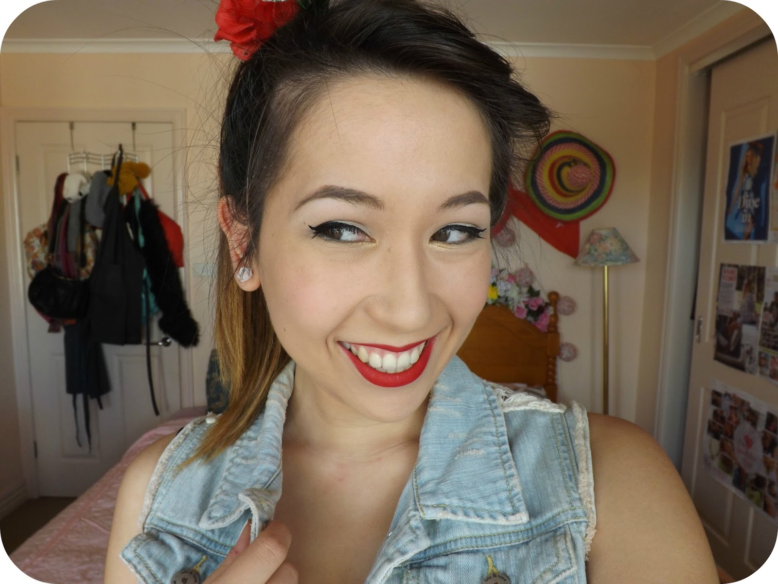 Vintage Pin Up Girl Makeup Tutorial Taken By Surprise