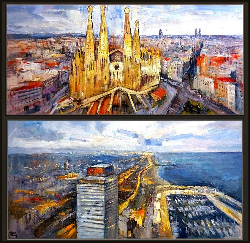 BARCELONA-PINTURA-PANORAMICAS-PINTURAS-CATALUNYA-CUADROS-PINTOR-ERNEST DESCALS BARCELONA-PINTURA-PANORAMICAS-PINTURAS-CATALUNYA-CUADROS-PINTOR-ERNEST DESCALS