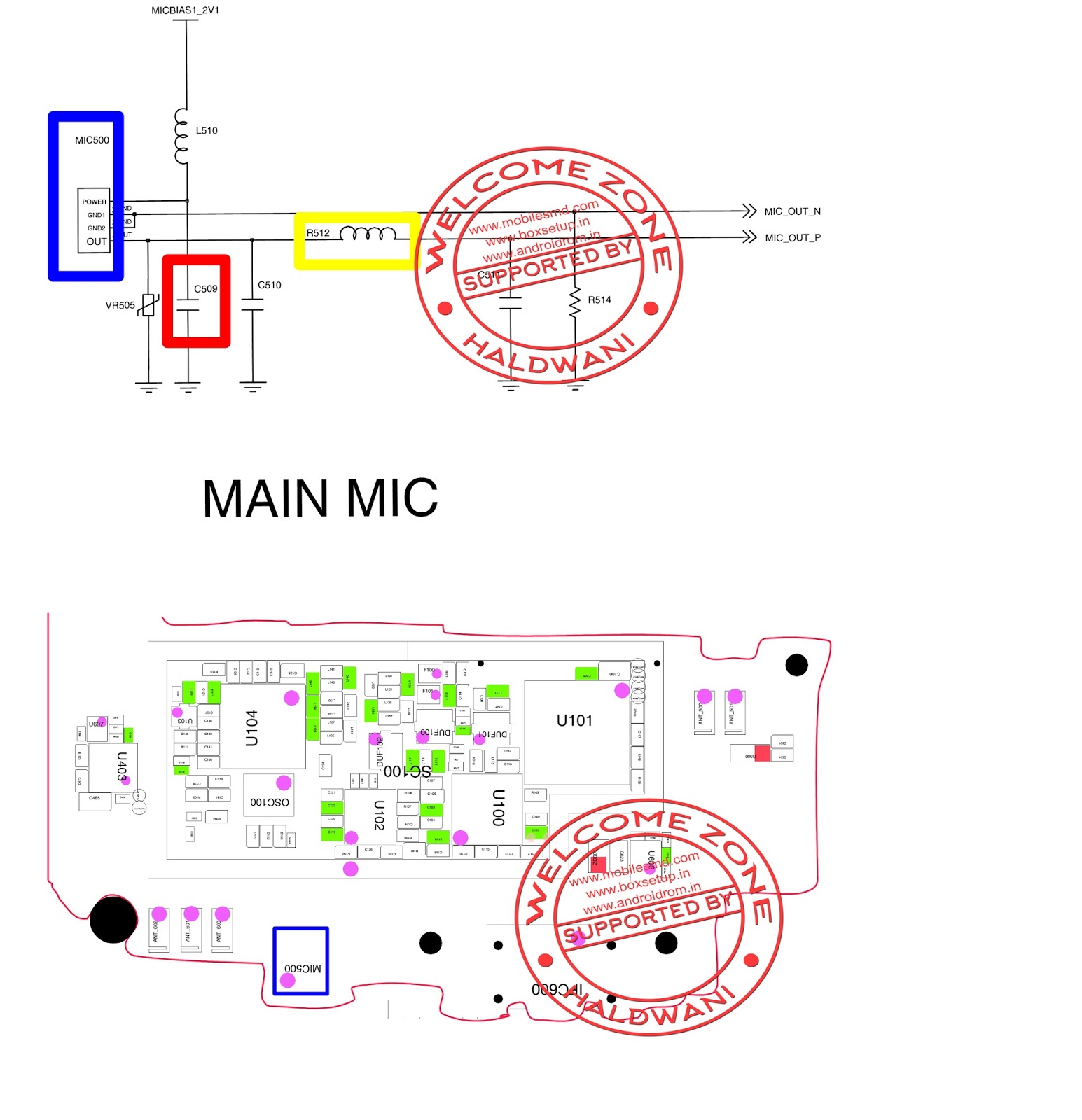 Samsung Galaxy Grand I9082 Microphone Main Mic Solution