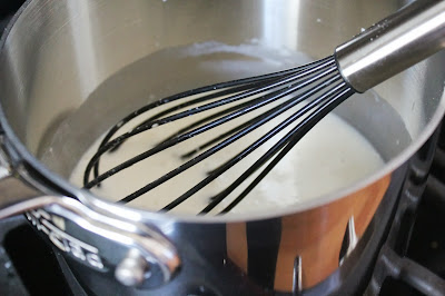 Making maple dulce de leche frosting