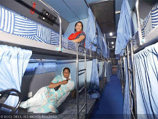 KPN Bangalore to Munnar via Udumalpett KPN AC Sleepr inside
