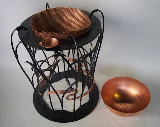 Metal spinning, copper, sculpture, century metal spinning, 