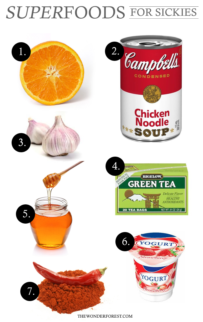 Foods for a Cold 7 Superfoods for Sickies Wonder Forest Bloglovin’