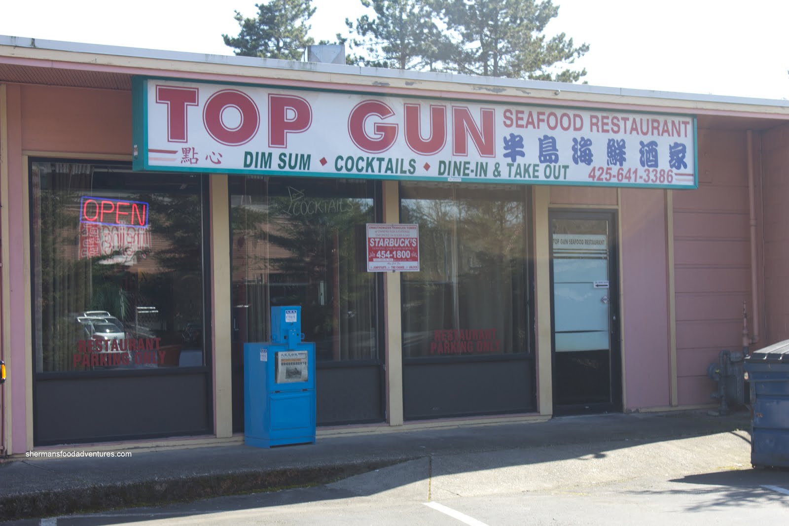 Sherman's Food Adventures Top Gun Seafood Restaurant