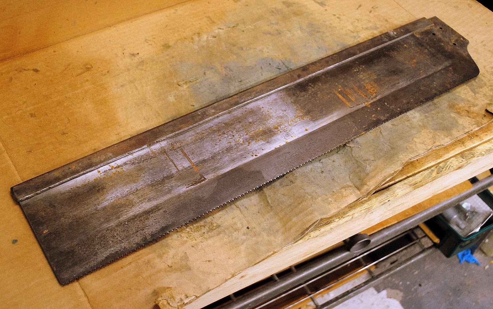 Clean Up A Saw Plate