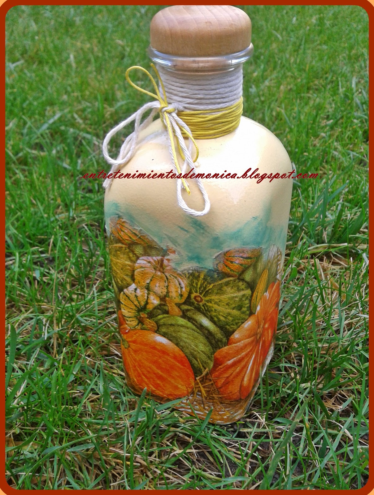 MIS ENTRETENIMIENTOS: Botellas de cocina para mi madre...