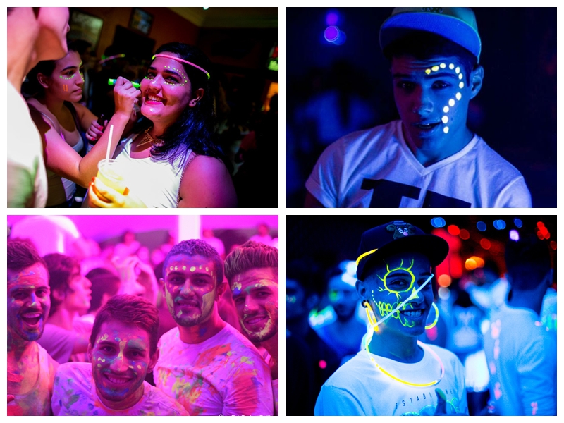 festa neon party roupas