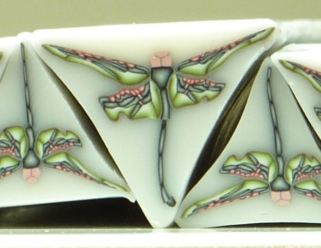 FloRaeMe Polymer Clay Dragonfly Cane