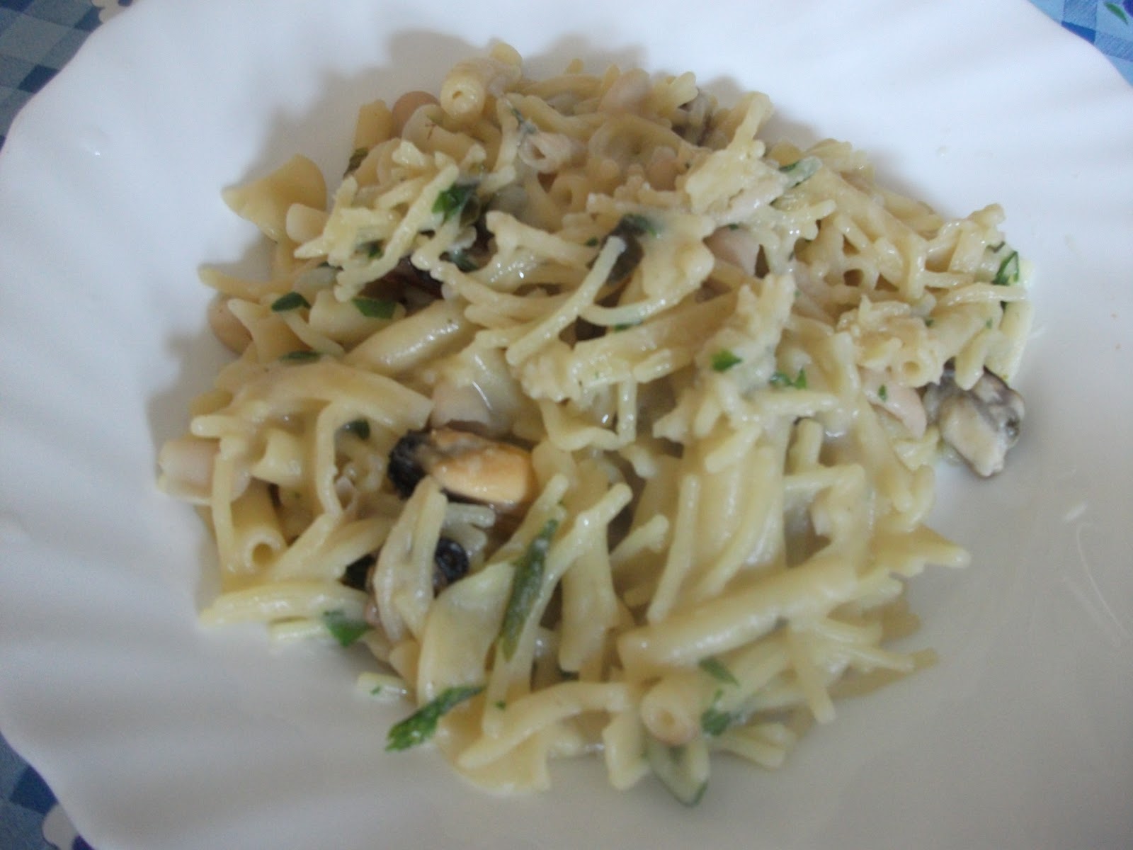 lafattoriadiassunta PASTA E FAGIOLI IN BIANCO CON LE COZZE