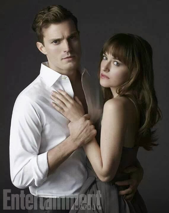 Jamie Dornan y Dakota Johnson posan como Christian Grey y Anastasia Steele en el último numero de la revista Entertainment Weekly, 
