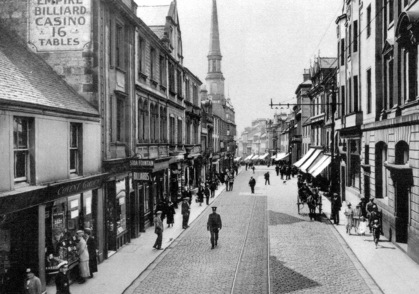 Tour Scotland Photographs Old Photographs High Street Dunfermline Fife