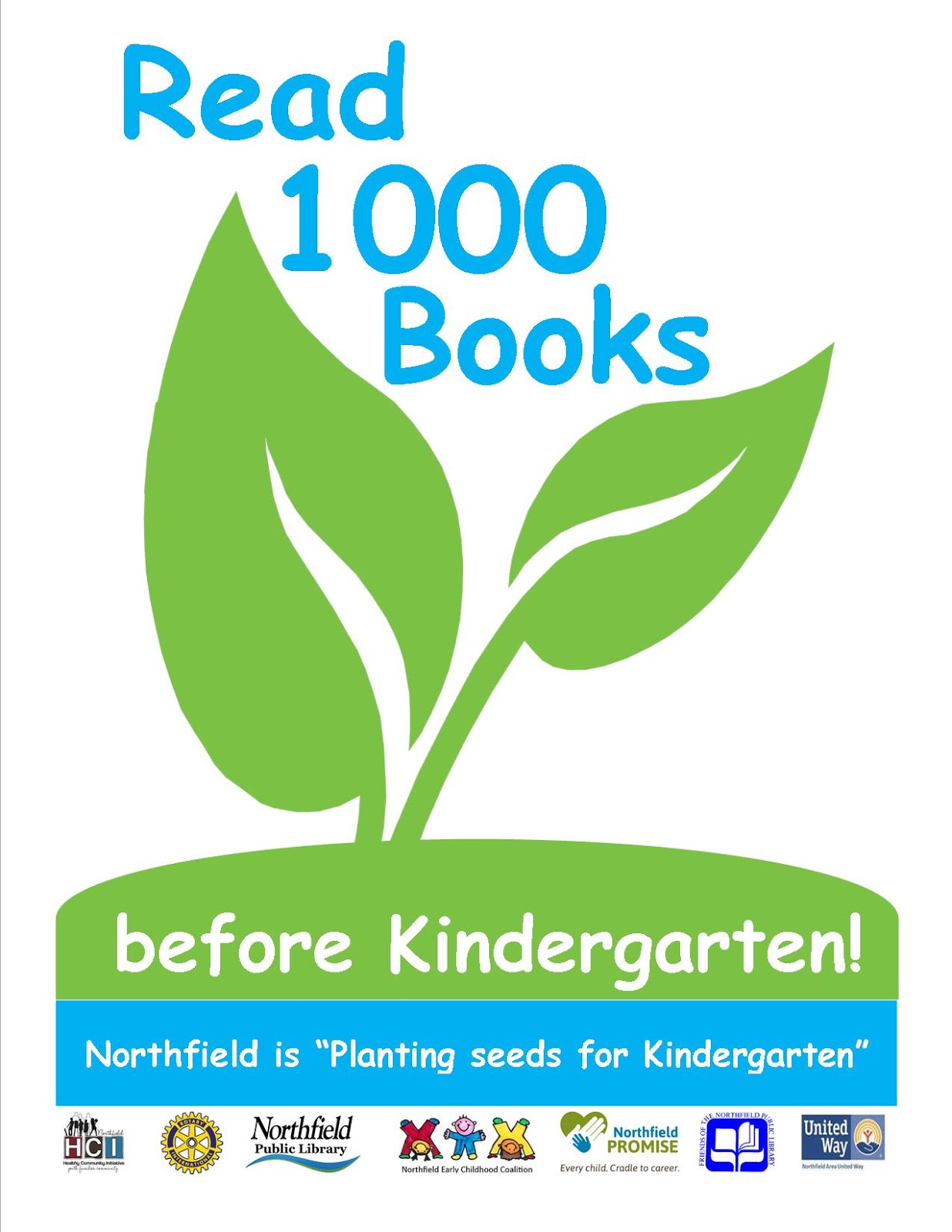 Read 1000 Books- Planting Seed for Kindergarten