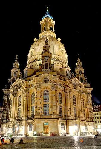 Wonderful view of Dresden,German 