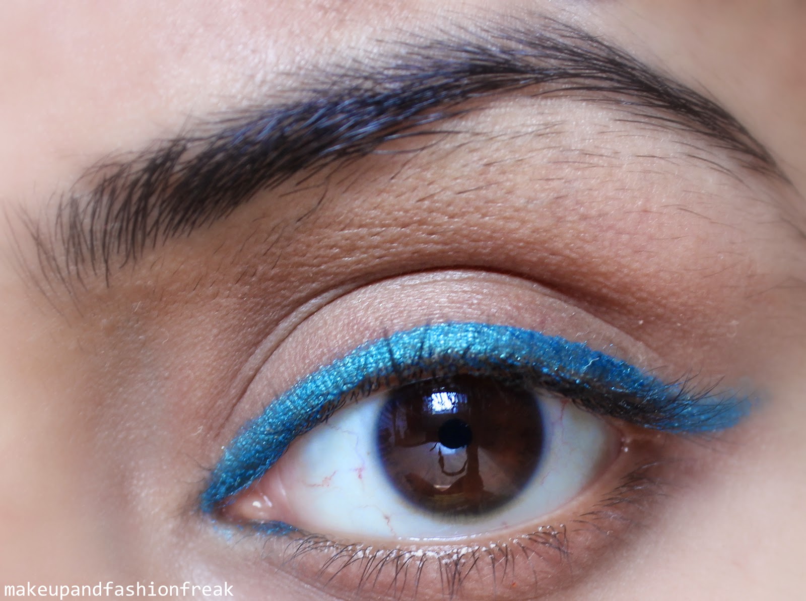 Makeup And Fashion Freak Inverted Eyeliner With Maybelline Colossal