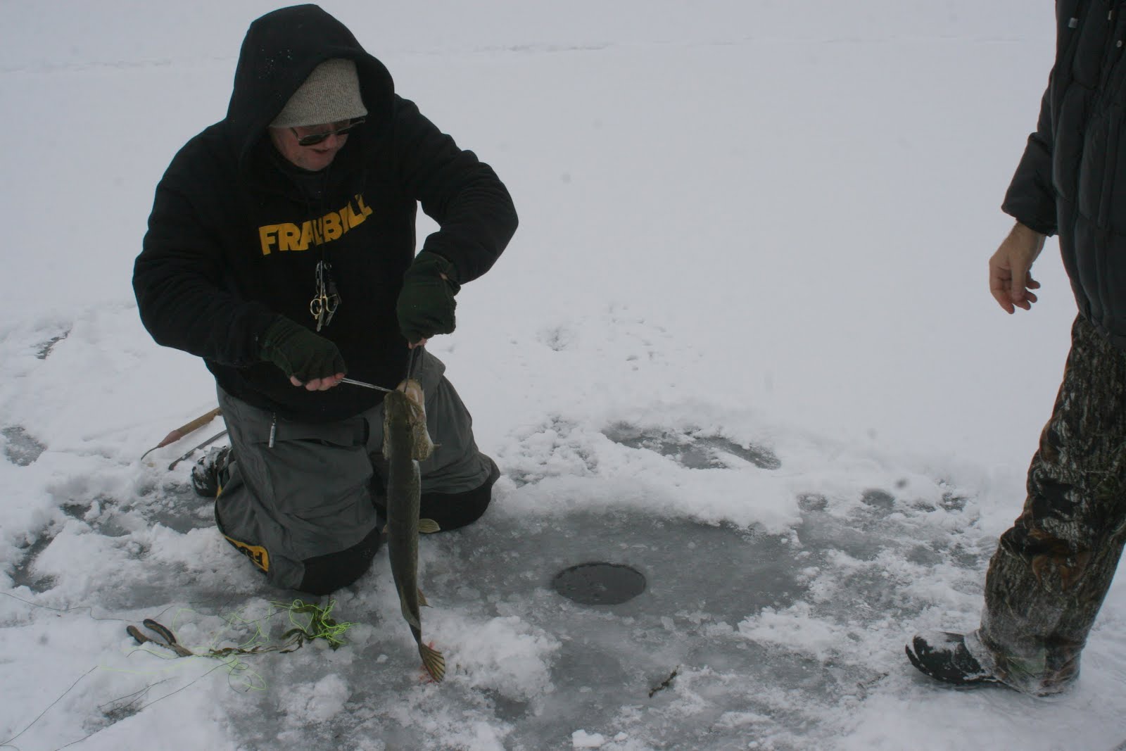 GUIDED VERMONT ICE FISHING TRIPS Lake St. Catherine Ice Fishing
