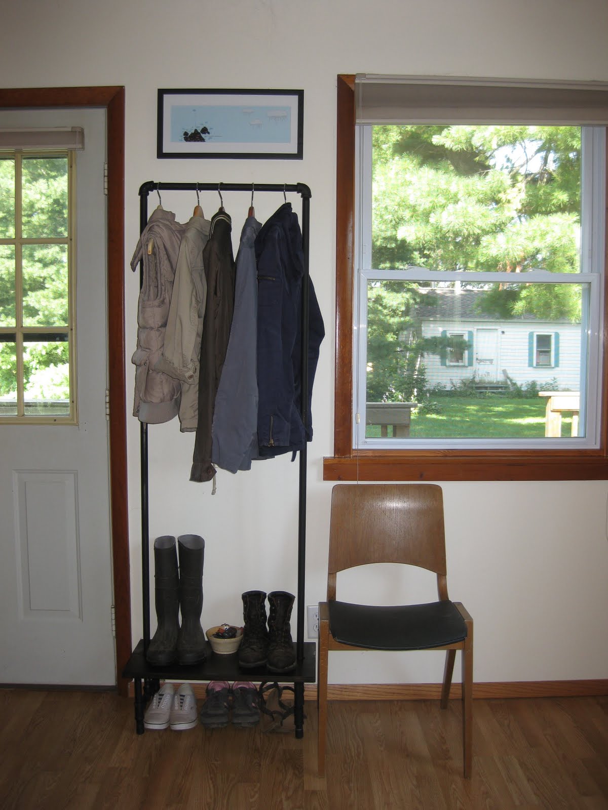 Raising Zooey Allen Plumbers Pipe Coat Rack