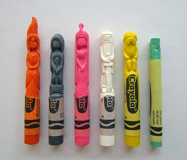 post88blog Amazing create Crayon Sculptures