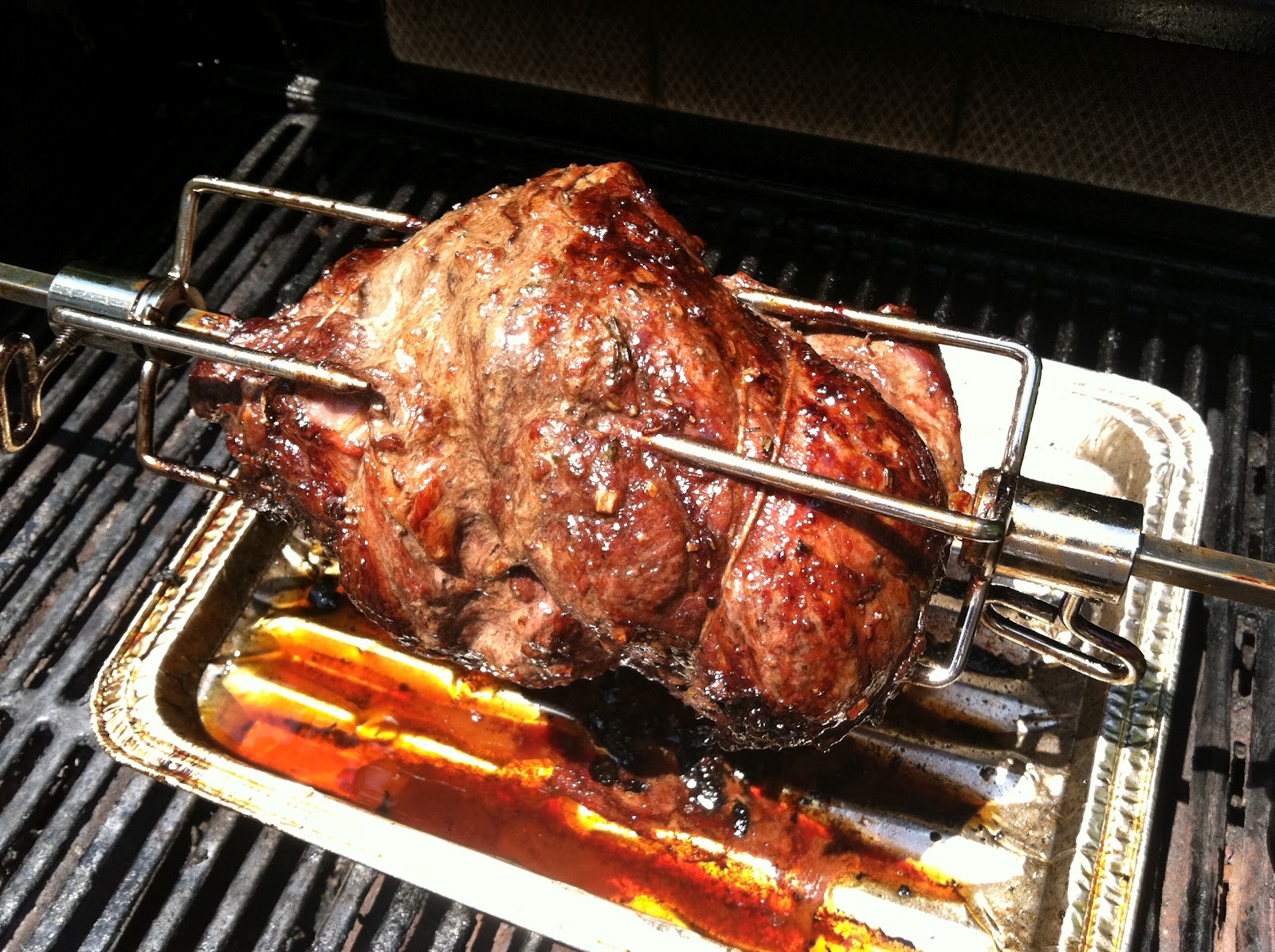 Cooking with Chez Cindy ChezCindy Rotisserie Leg of Lamb with Red Wine Marinade