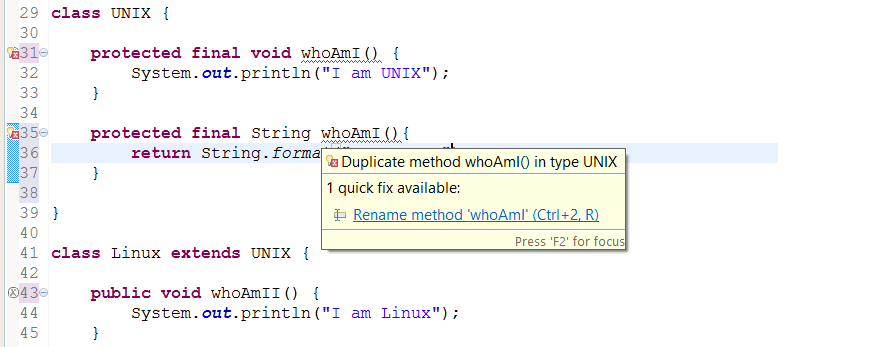 How to write custom exception class java linux