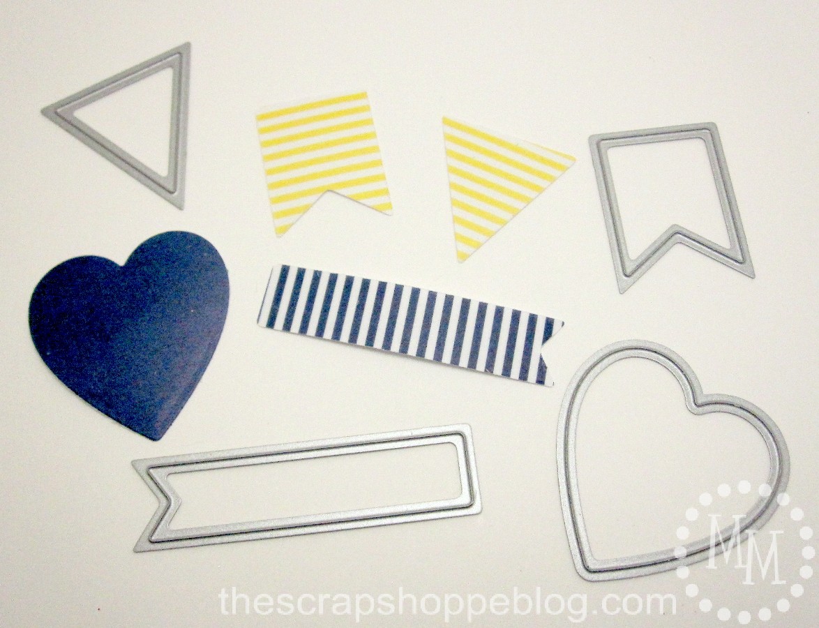 Valentine's Day Washi Tape Heart Art {Lifestyle Crafts} The Scrap Shoppe