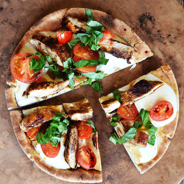 5 Minute Chicken Caprese Pizza Baked New England