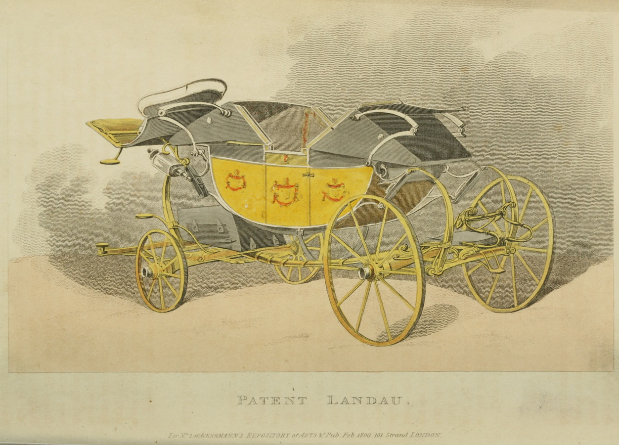 1812 Are You Arriving for the Fort de laPresentation by Landau, Phaeton or Barouche