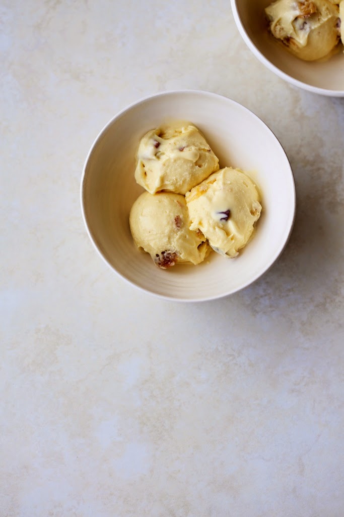 Beyond Sweet and Savory Homemade Rum Raisin Ice Cream