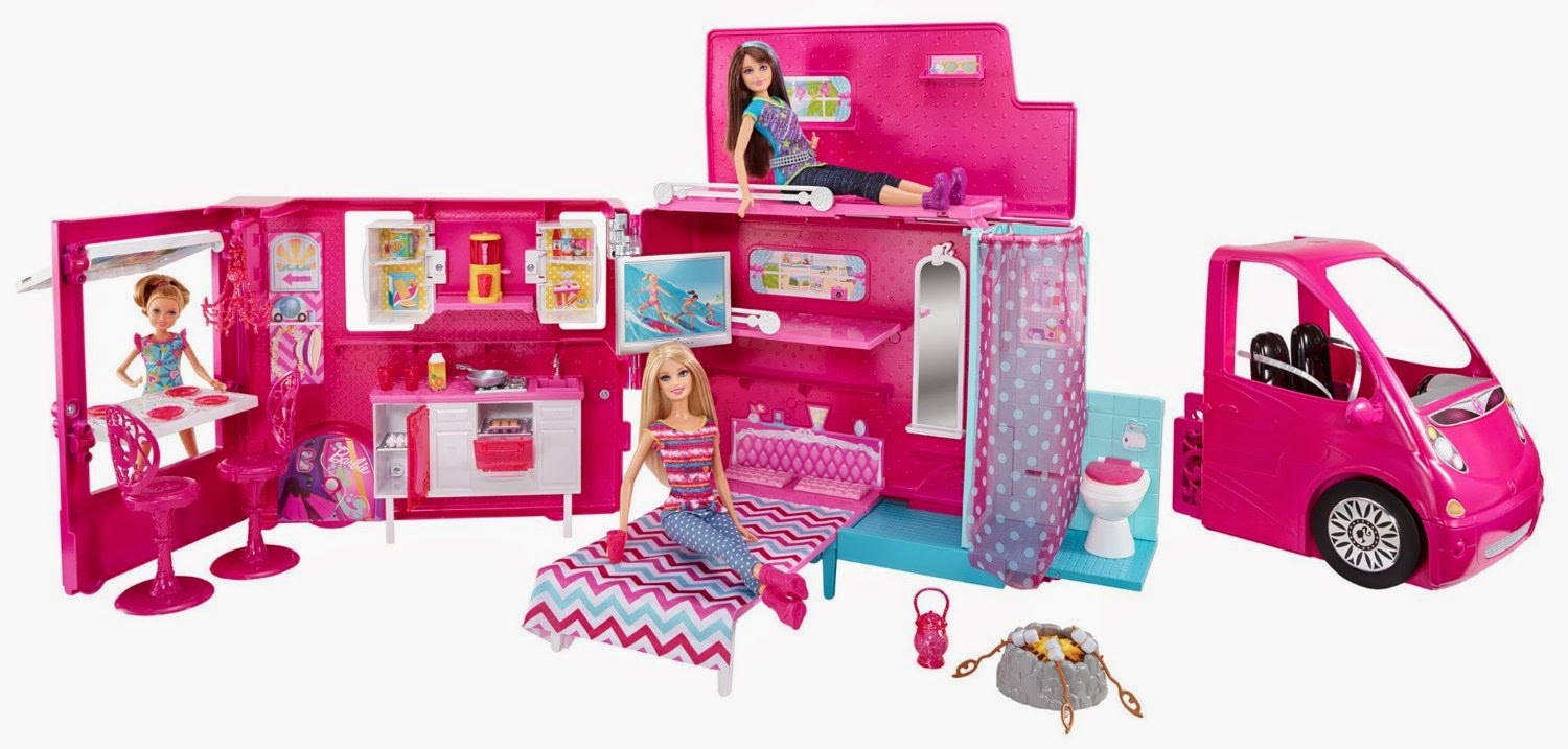 IDEE REGALO...VEDERLI E' VOLERLI: Barbie Glam Camper per le nostre