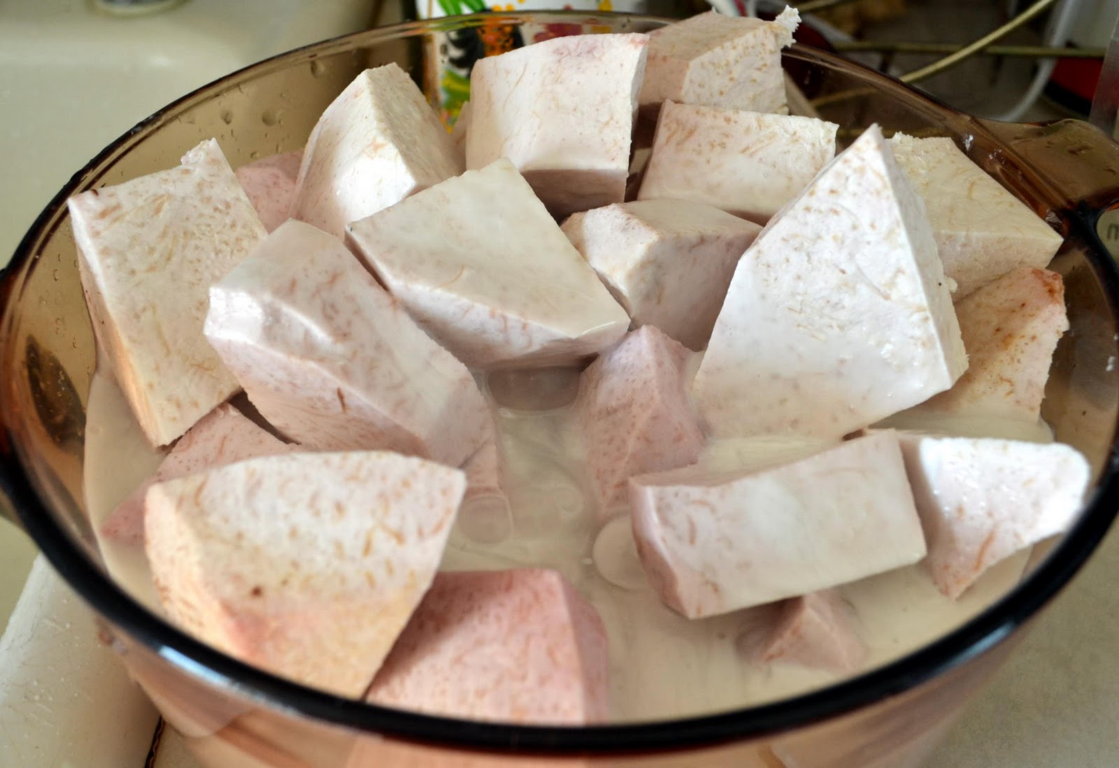 Hawaii Eats Purple Taro with Coconut The Little Ferraro Kitchen