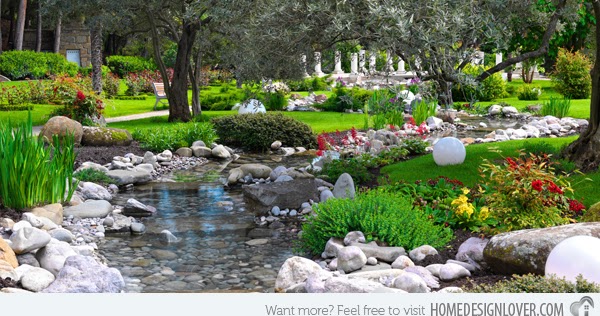 Membuat taman dengan batu alam ~ Properti Dan Gaya Kehidupan
