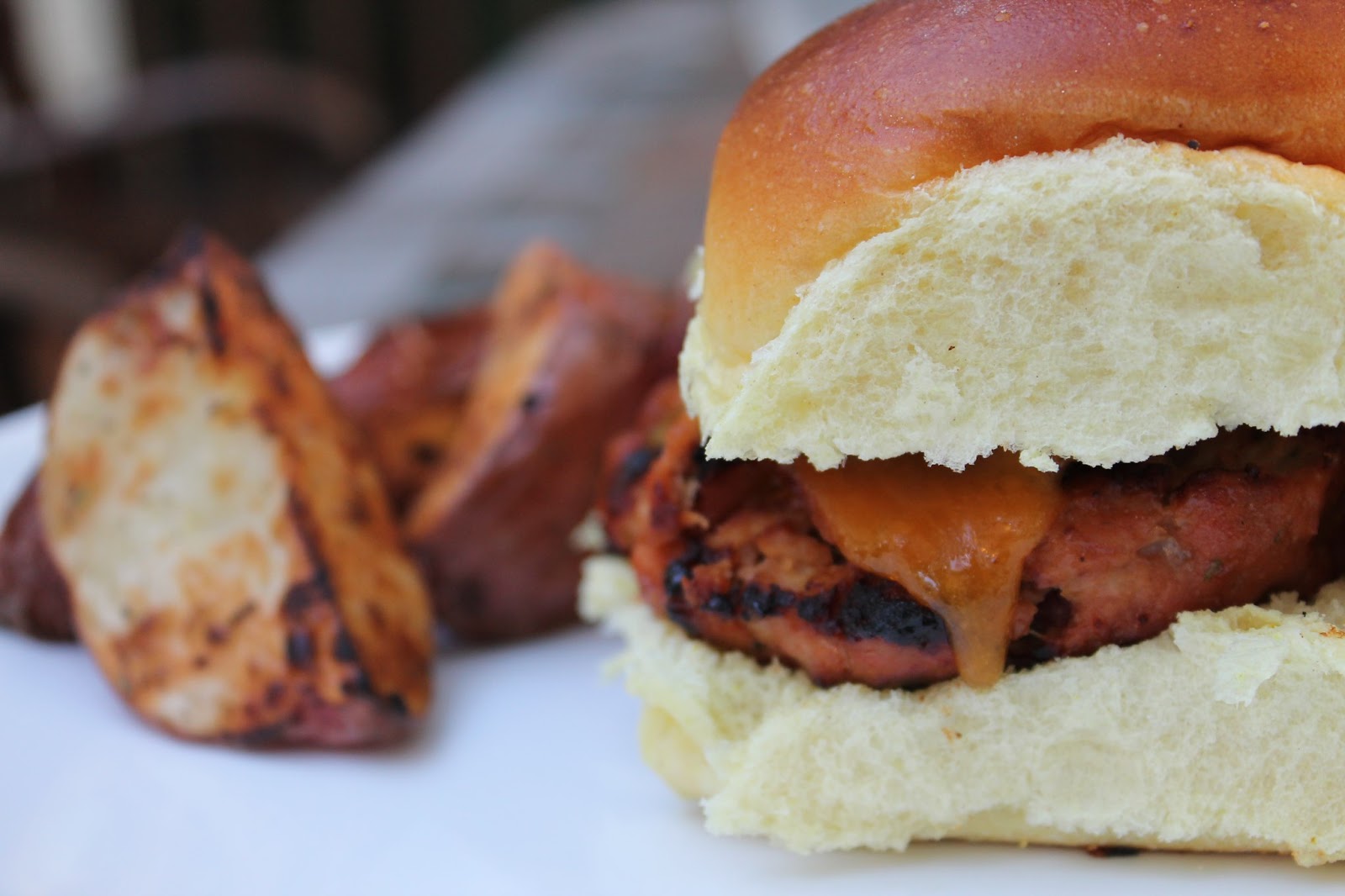 A Hungry Teacher.................... BBQ Bacon Chicken Burgers