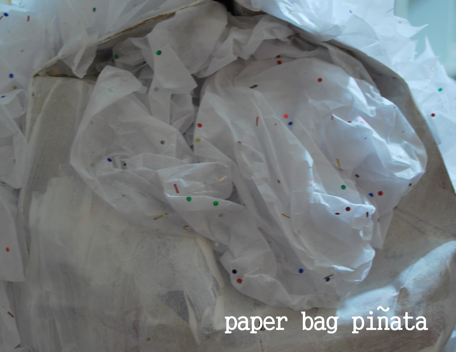 Temporary Insanity, Permanent Joy Paper Bag Pinata Tutorial