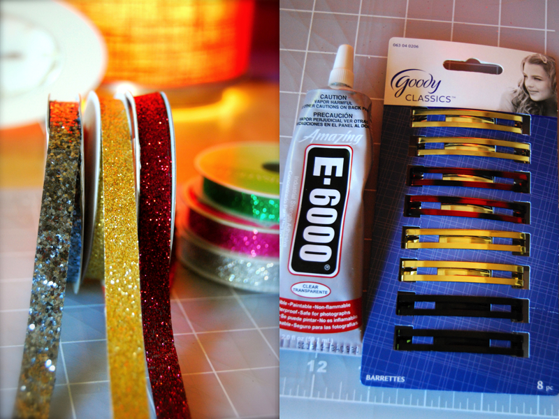 Major Baggage Glitter Barrettes DIY!