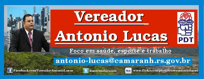 Vereador Antonio Lucas