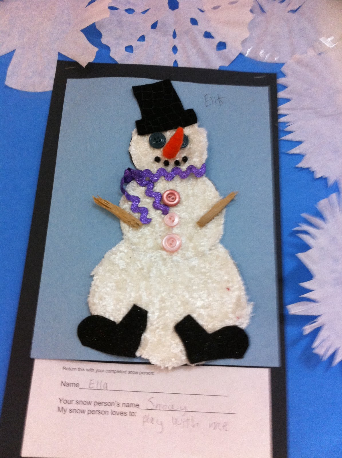 Homework disguise a snowman 04 picture