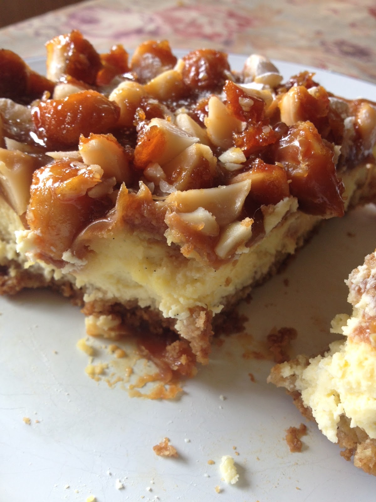 Willow Rose Ottolenghi Caramel and Macadamia Cheesecake