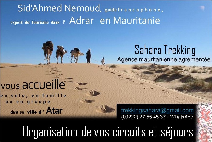 SAHARA TREKKING - Sid Ahmed Nemoud - guide Mauritanie