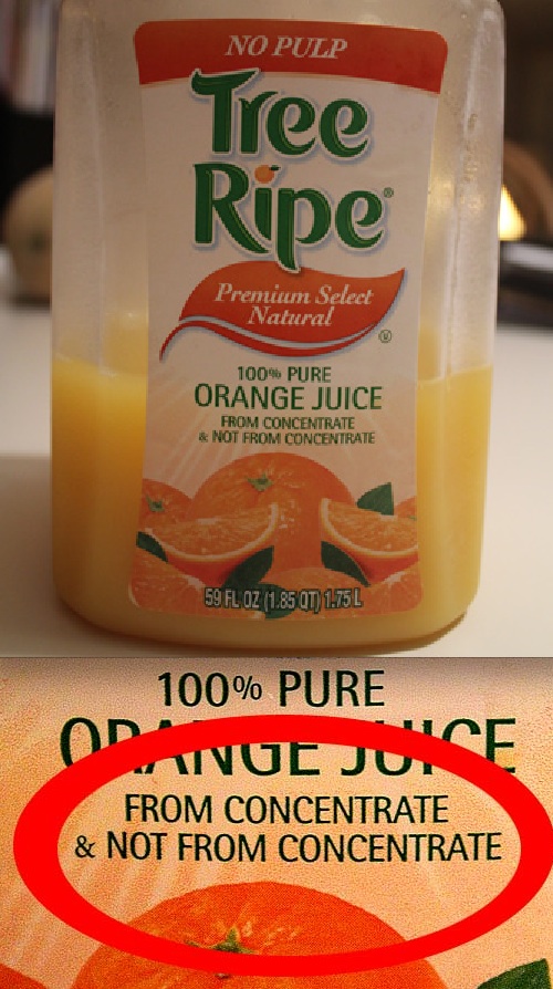 TYWKIWDBI ("TaiWikiWidbee") "100 pure orange juice"