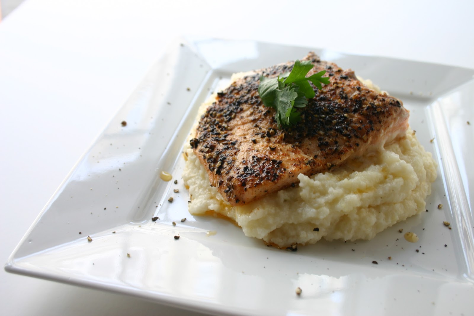 Black Peppercorn Salmon and Monterey Jack Grits..... — Southern Soufflé's