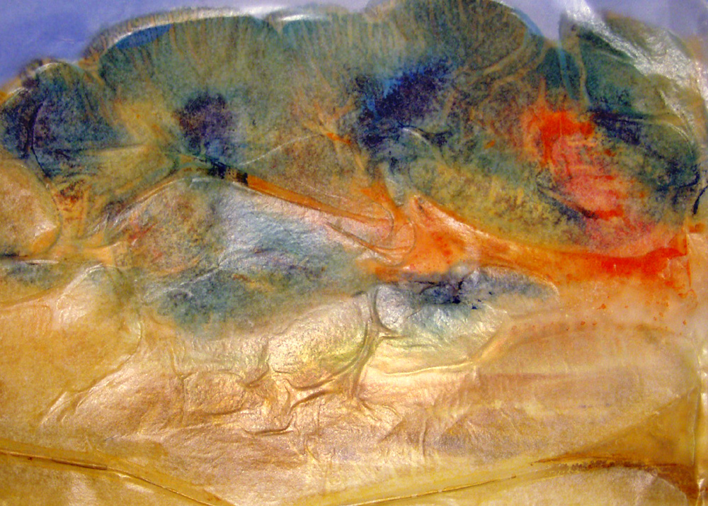 Mixed Media Manic Acrylic Wash Technique for Visual Texture