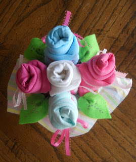 onesie bouquet