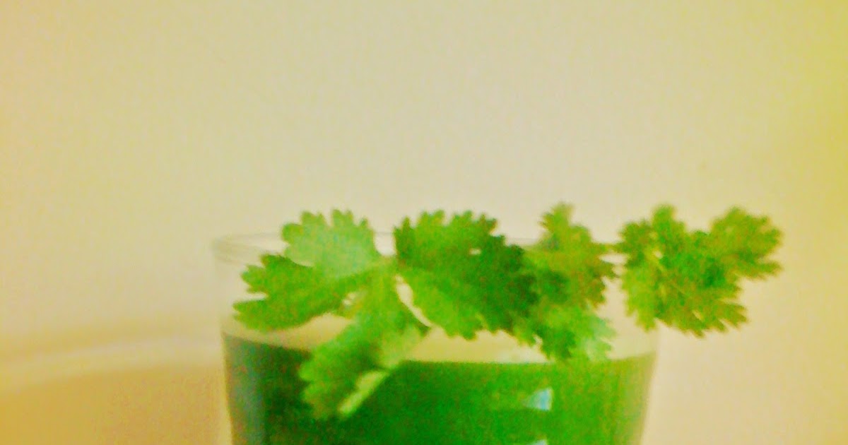 Alessandra Zecchini Celery, cucumber and coriander juice
