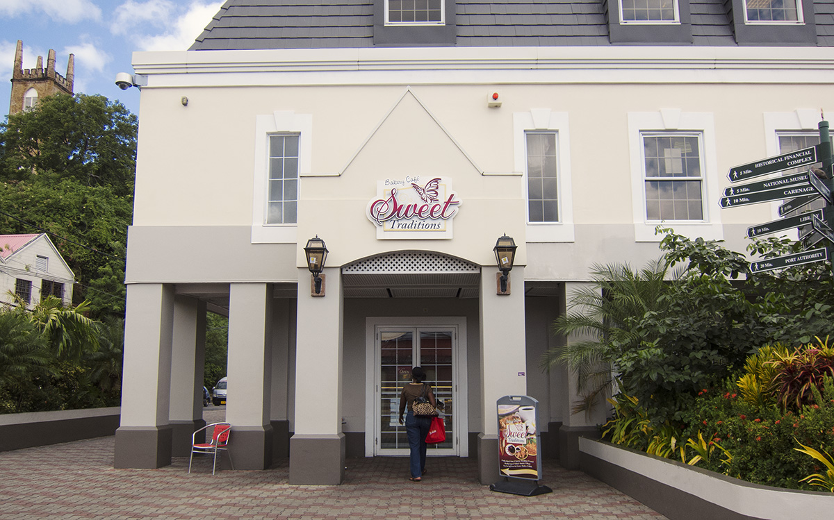 hello grenada, see you later america Sweet Traditions Bakery Cafe