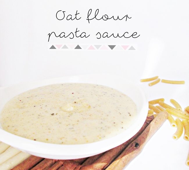 The best oat flour white sauce Meghan Silva Lifestyle