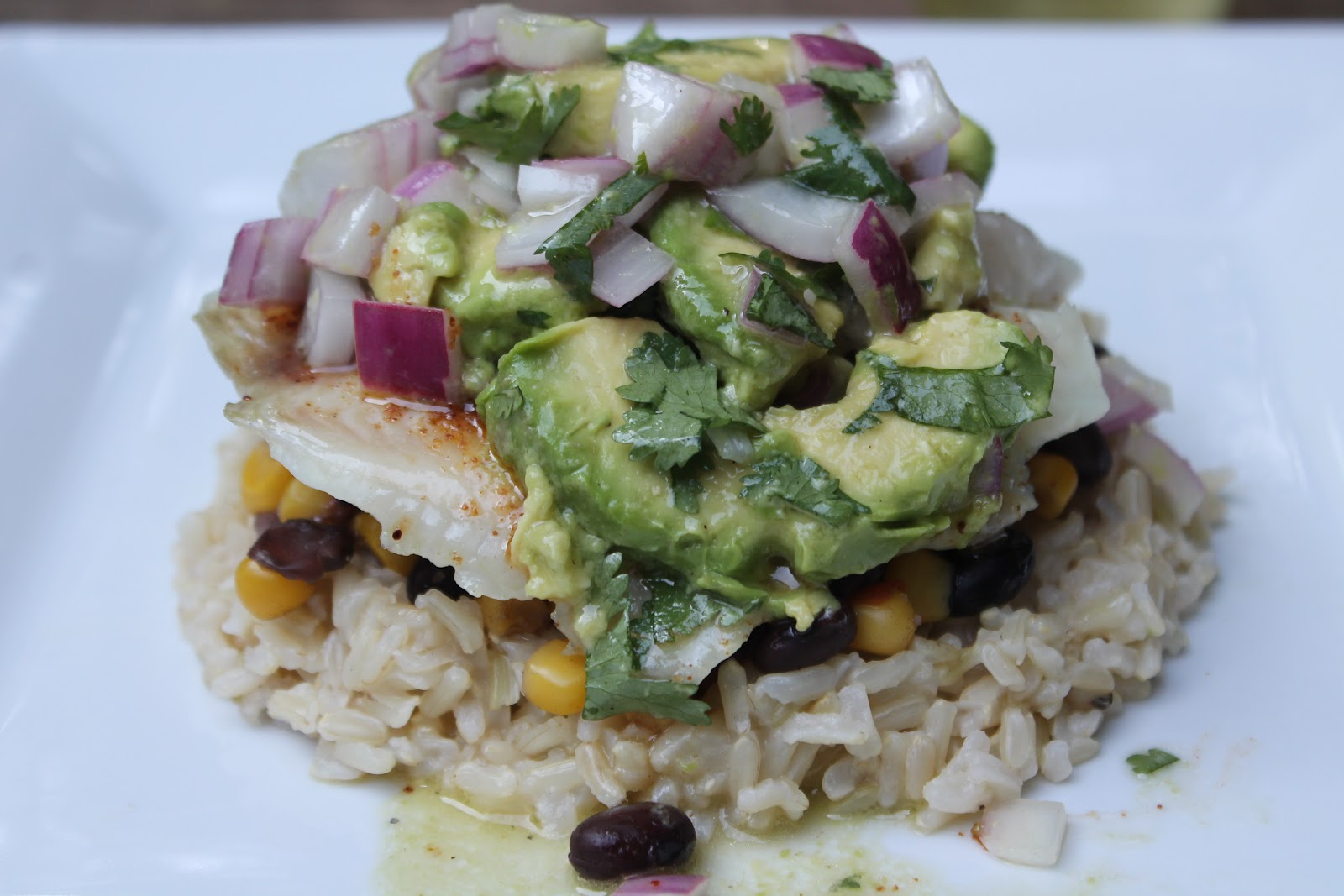 Grilled Tilapia with Avocado Salsa Carolina Charm