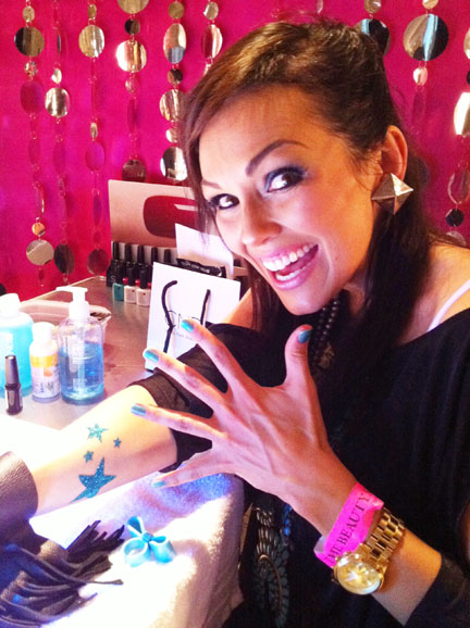 Here was me 14 days ago getting the CND Shellac Gel Nail Polish