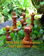 wooden chess-natural finishing