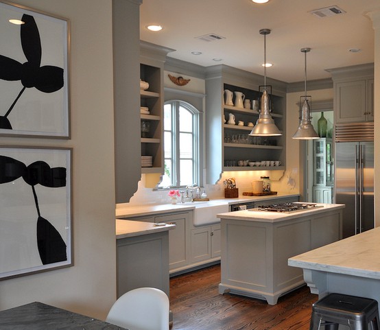 LUCY AND I taupe grey kitchen LUCY AND I taupe grey kitchen